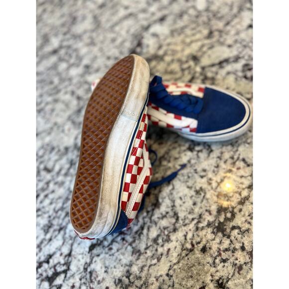 VANS men’s size 6 red white and blue - Picture 12 of 13